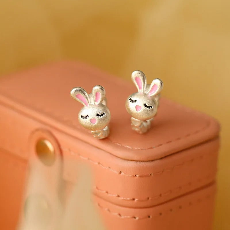 925 Sterling Silver Earrings Cute rabbit Earrings For Women Gift Earings Fashion Jewelry Gift