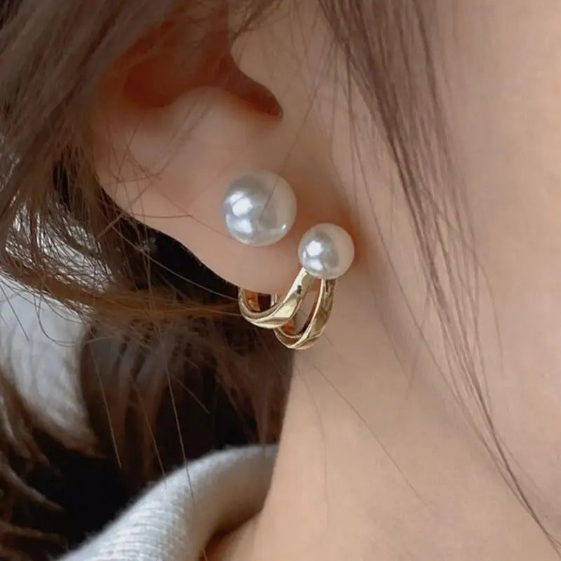 Classic pearl earrings for women, retro style earrings, temperament for older girls, bridal gifts, banquet souvenirs