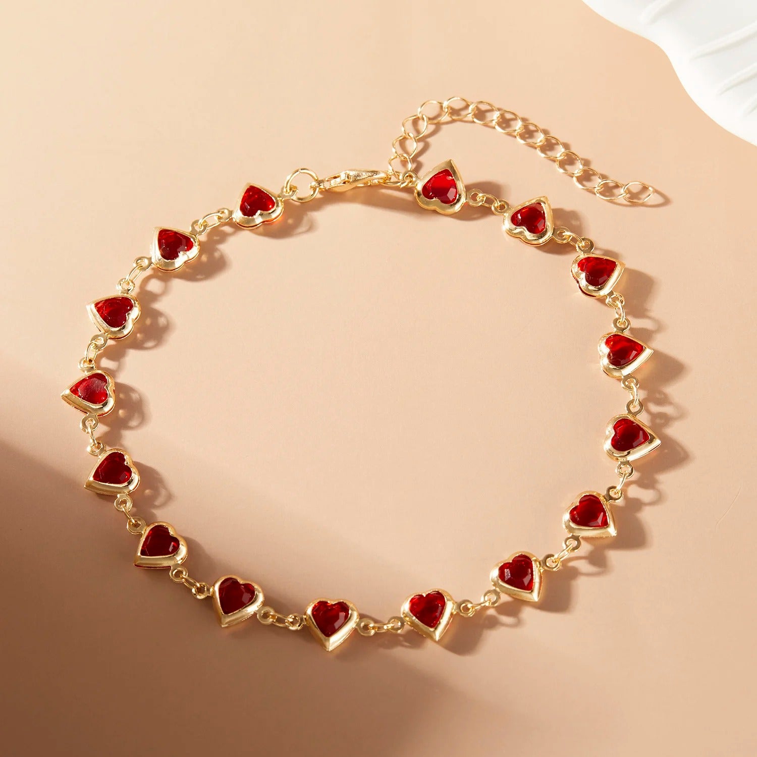 Vintage Love Heart Crystal Colorful Anklet for Women Butterfly Daisy Foot Leg Ankle Chain Girls Beach Party Sandals Jewelry