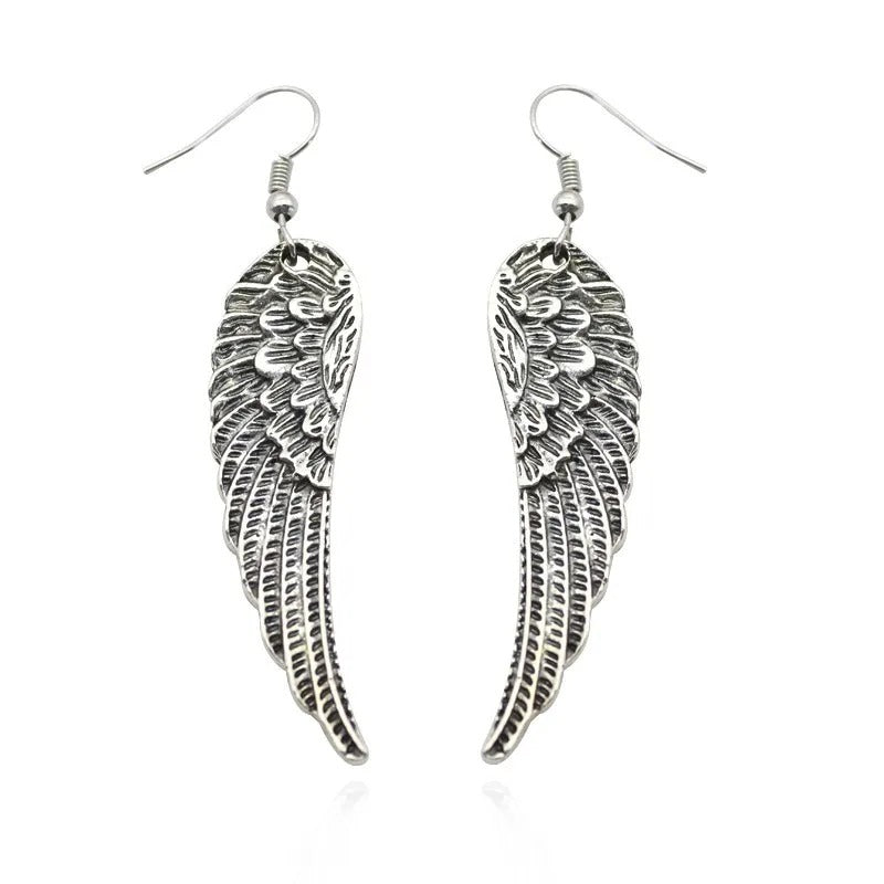 Women’s Angel Wings Dangle Earrings Vintage Fashion Party Jewelry