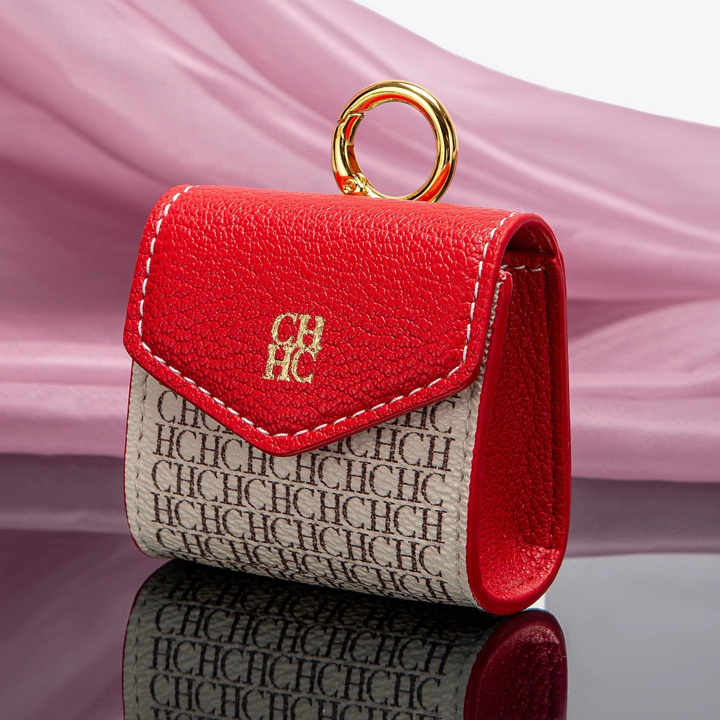 CHCH Mini Key & Wallet Bag Compact Earphone Holder for Women