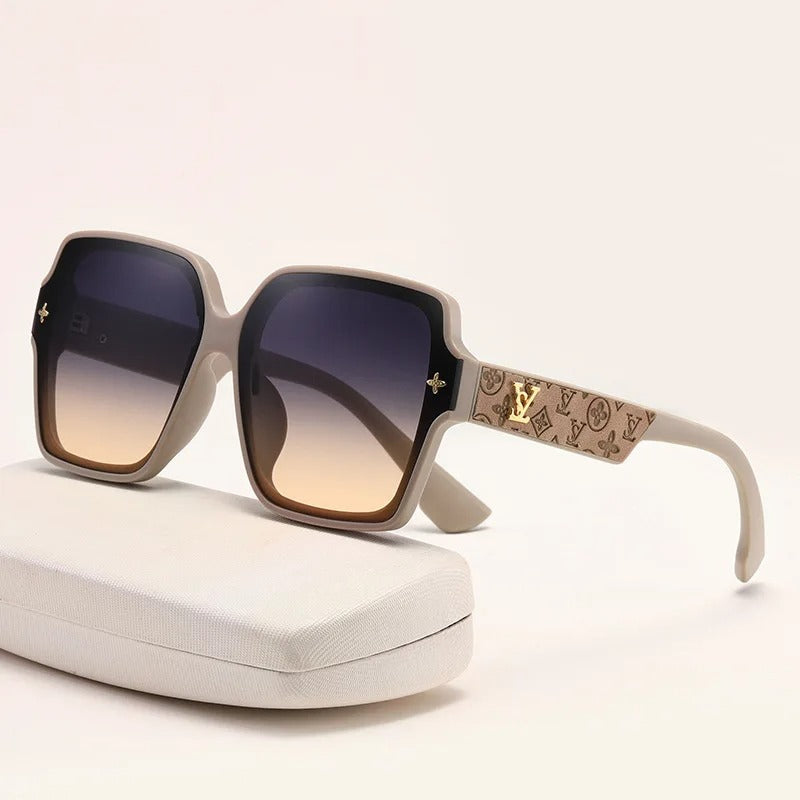 Luxury Square Frame Sunglasses for Women UV Protection Glasses