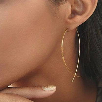 New Fashion Long Drop Dangle Earrings Snake Chain Tassel Women
