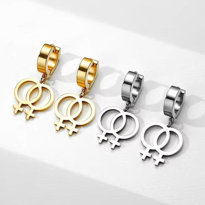 Girls Pride Earrings Women LGBTQ+ Statement Jewelry Gift