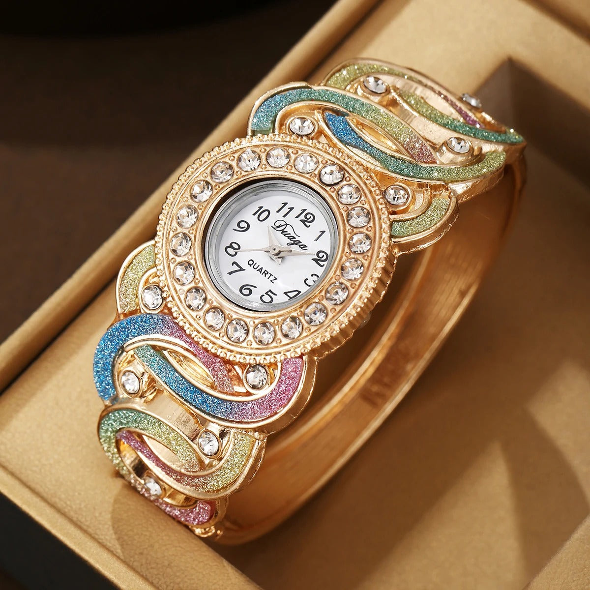 1pcs Exquisite Women's Watch Gorgeous Shining Fashion Style Women's Watch Gift for Mother, Wife, Girlfriend Birthday Gift
