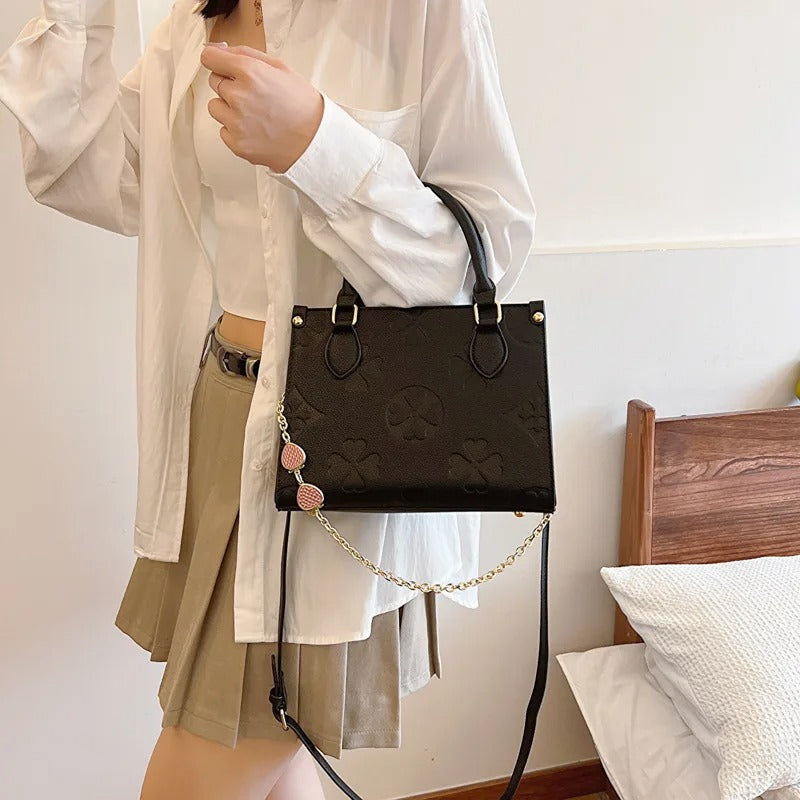 Four-Leaf Clover Luxury Tote Shoulder and Crossbody Bag for Women