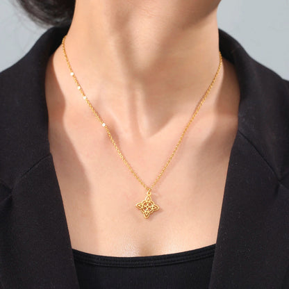 Elegant Bow Pendant Necklace with adjustable chain is perfect for daily wear or parties. A dainty jewelry gift for her.