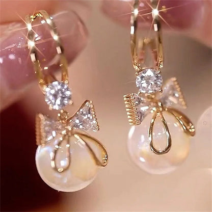 2PC Bow Earrings Set for Women Trendy Fashion Jewelry