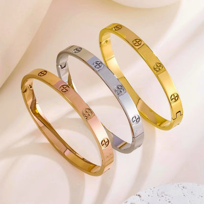 Lucky Cross Bracelet Set Stainless Steel Women’s Jewelry Gift