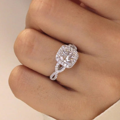 Women’s Cubic Zirconia Ring Wedding & Engagement Statement Jewelry