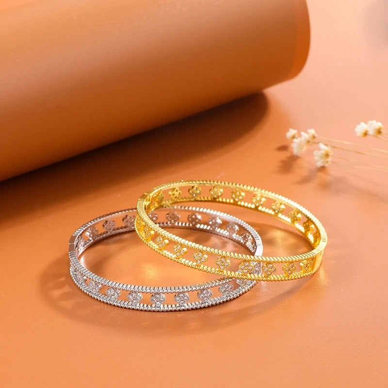 South Korea Simple Flower Bracelet Women Elegant Fashion Jewelry