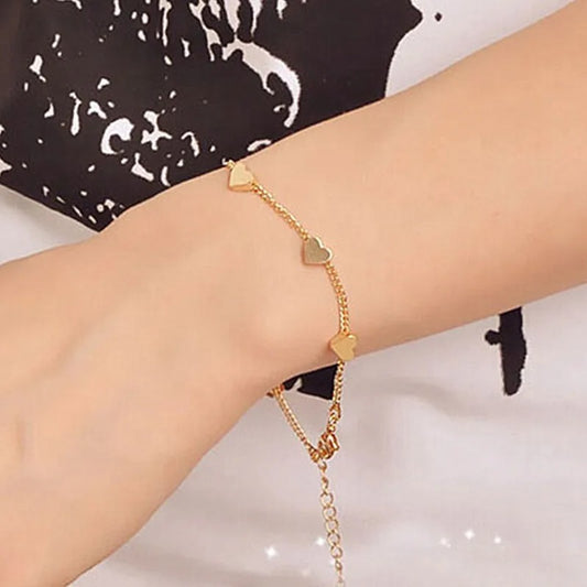 Women LOVE Heart Star Bracelets Infinity Minimalist Jewelry