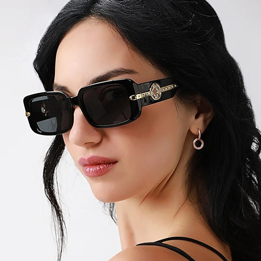 Hollow Frame Women’s Sunglasses Small Classic Outdoor Shades