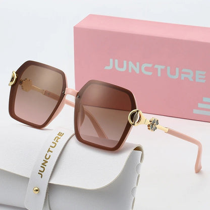JUNCTURE Polarized Square Sunglasses for Women