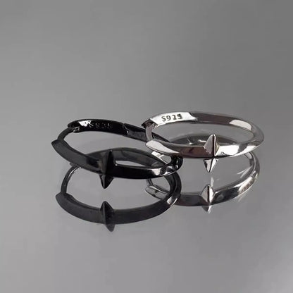 New 925 Sterling Silver Star Earrings Female Charm Jewelry Gift hoop earrings for women