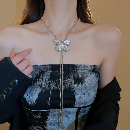 Fashion Bling Heart Crystal Tennis Chain Necklace Gold & Silver Jewelry