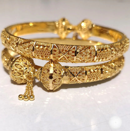 Dubai 24K Gold-Plated Bracelet Luxury Women’s Designer Jewelry