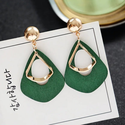 Women’s Exaggerated Geometric Hollow Out Drop Earrings Ethnic Jewelry