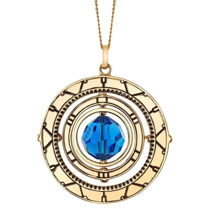 Arcane Jinx Necklace – Cute Anime Crystal Pendant with Rotatable Charm for Girls