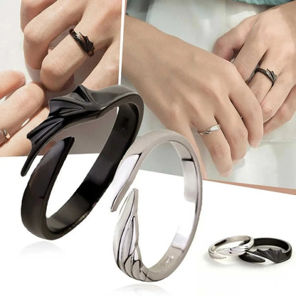 Adjustable Sun & Moon Couple Rings Set for Men & Women