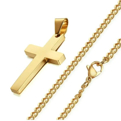 24 Inch Cross Pendant Necklace Christian Prayer Jewelry Gift