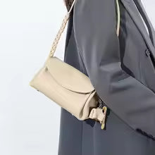 Leather Designer Shoulder Bag Women Cowhide