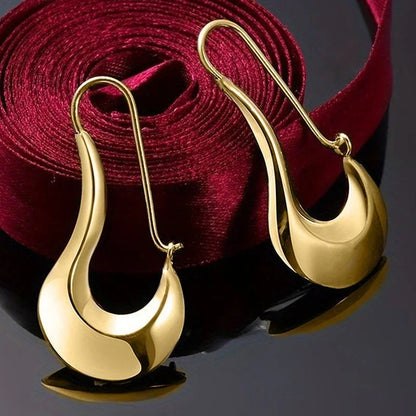 Trendy Geometric Hoop Earrings Women Hot Modern Girls Accessories