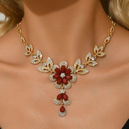 1PC Women's Fashion Flower Design Necklace Jewelry Suitable for Date, Party, Festival Gifts