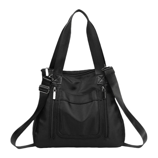 Women’s Canvas Crossbody Tote Bag with Zipper