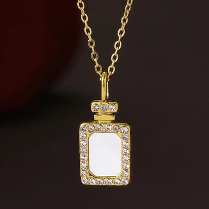 Stainless Steel Blue Natural Stone Sunflower Charm Necklace 14K Gold Color Pendant Choker Jewelry For Women Daily Wear