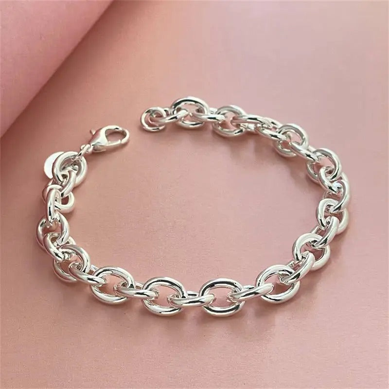 Women’s Sterling Silver Buckle Bracelet Wedding Jewelry