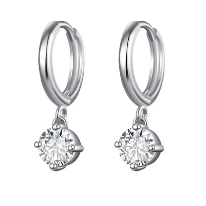 Silver Gold Filled Dangle Earrings For Women  Drop Earring Jewelry Circle Ear Ring
