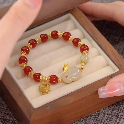 Retro Lucky Bracelet Vintage Handmade Jewelry for Women