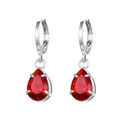 Silver Gold Filled Dangle Earrings For Women  Drop Earring Jewelry Circle Ear Ring