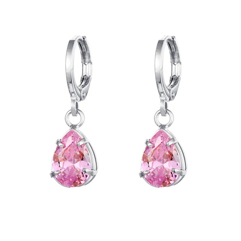 Silver Gold Filled Dangle Earrings For Women  Drop Earring Jewelry Circle Ear Ring