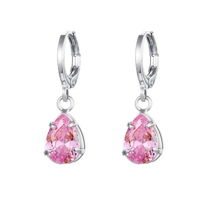 Silver Gold Filled Dangle Earrings For Women  Drop Earring Jewelry Circle Ear Ring