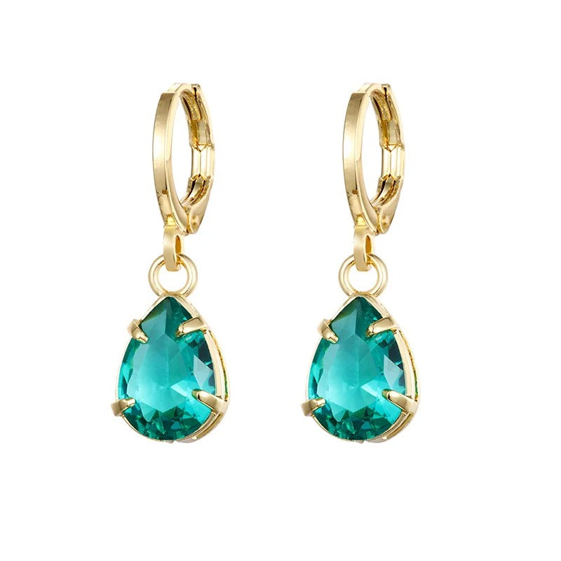 Silver Gold Filled Dangle Earrings For Women  Drop Earring Jewelry Circle Ear Ring
