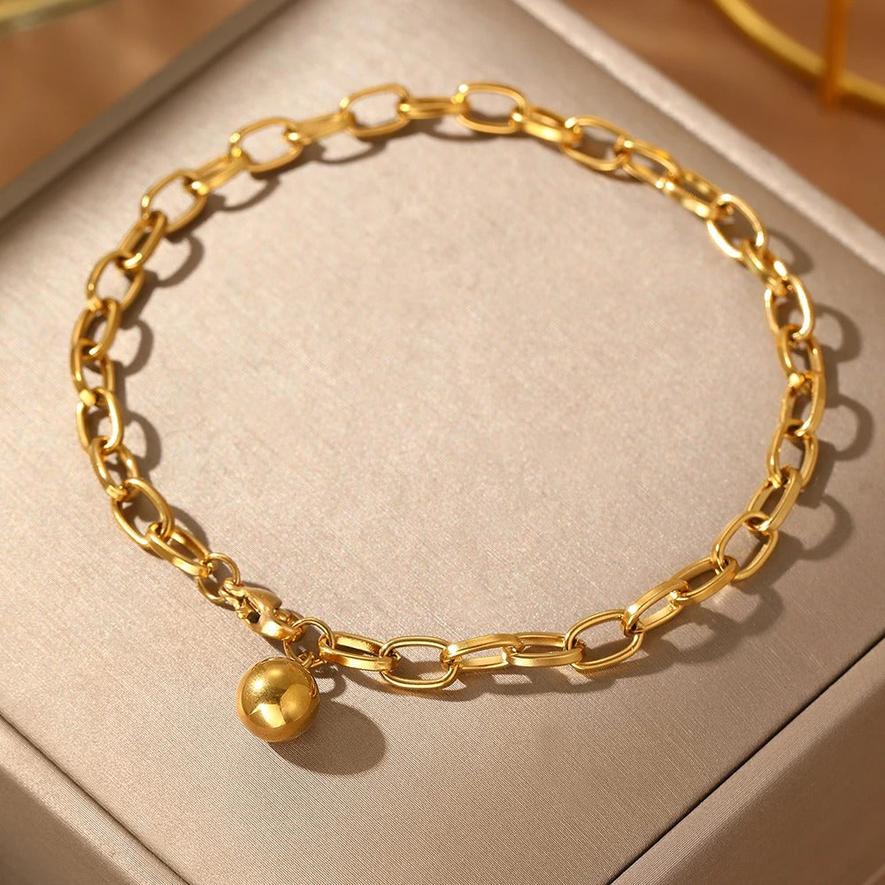 Women’s Fresh Tassel Chain Bracelet Minimalist Stainless Steel Jewelry