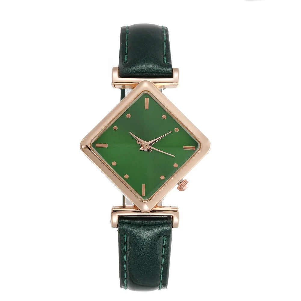 Luxury Brand Women's Watch Quartz Wristwatch Women Quartz Watches Ladies Clock Leather Watch Gift