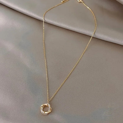 Elegant Rotating Cross 925 Sterling Silver Gold pendant Necklace for Women