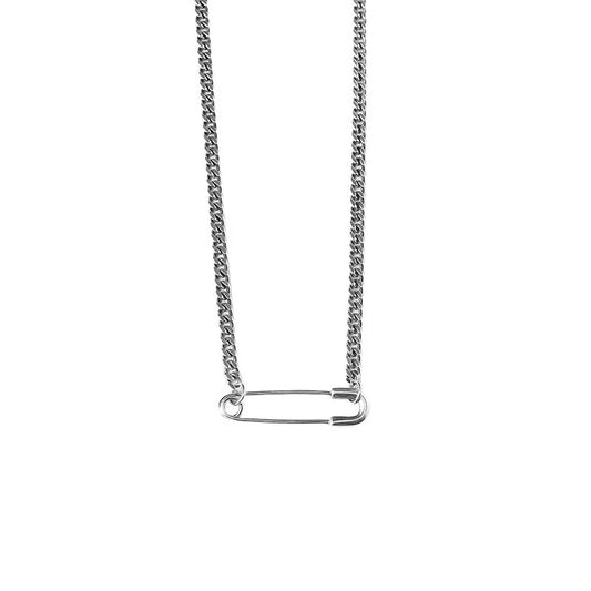 Stamp Sweater Necklace INS Fashion Vintage Elegant Charm Simple Pin Design Party Jewelry Gifts for Women