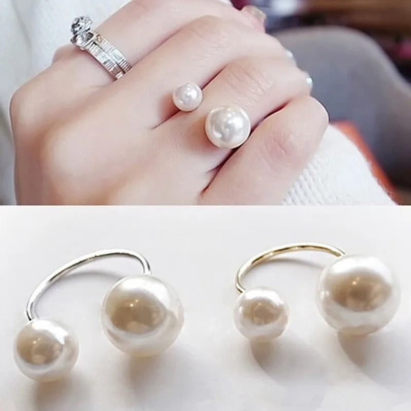 G293 Adjustable Pearl Ring Women’s Wedding & Fashion Jewelry