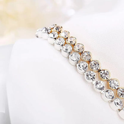 Women’s Cubic Zirconia Tennis Bracelet Wedding Gift Jewelry