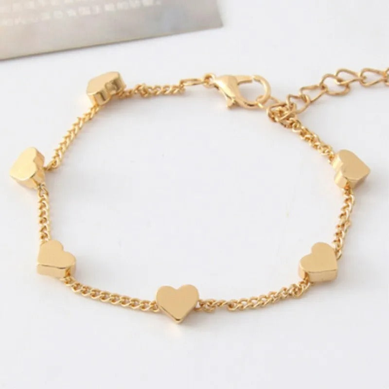 Women LOVE Heart Star Bracelets Infinity Minimalist Jewelry