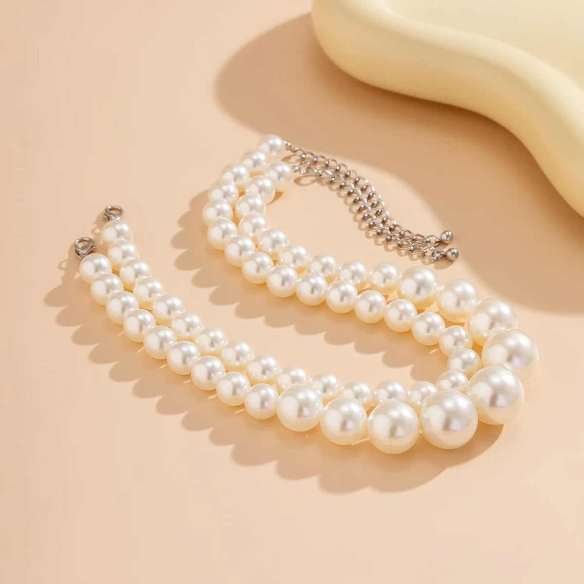 Large Pearl Necklace European & American Fashion Jewelry