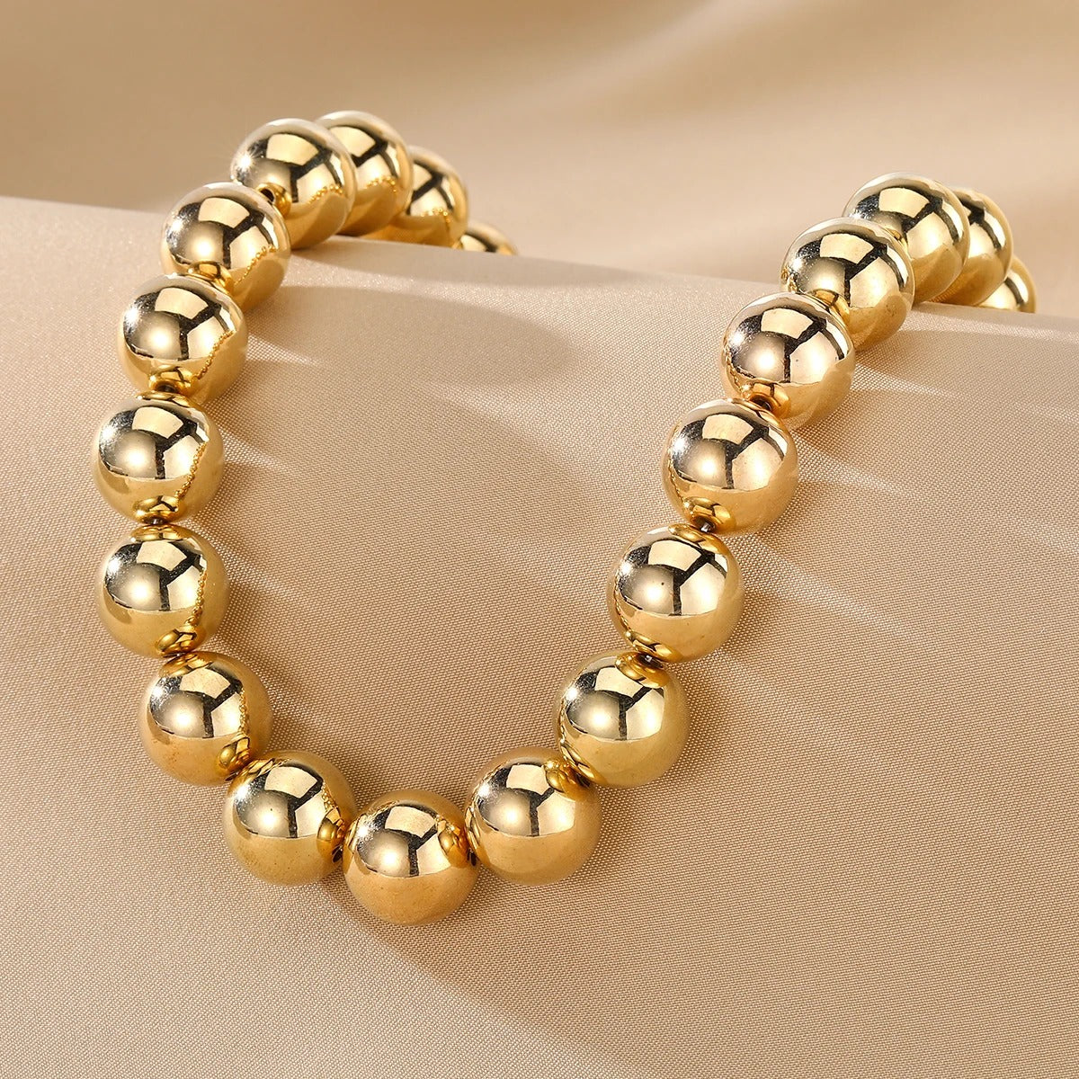 New Trendy Kpop Chokers Necklace For Women Temperament Simple Strand Bead Fashion Jewelry