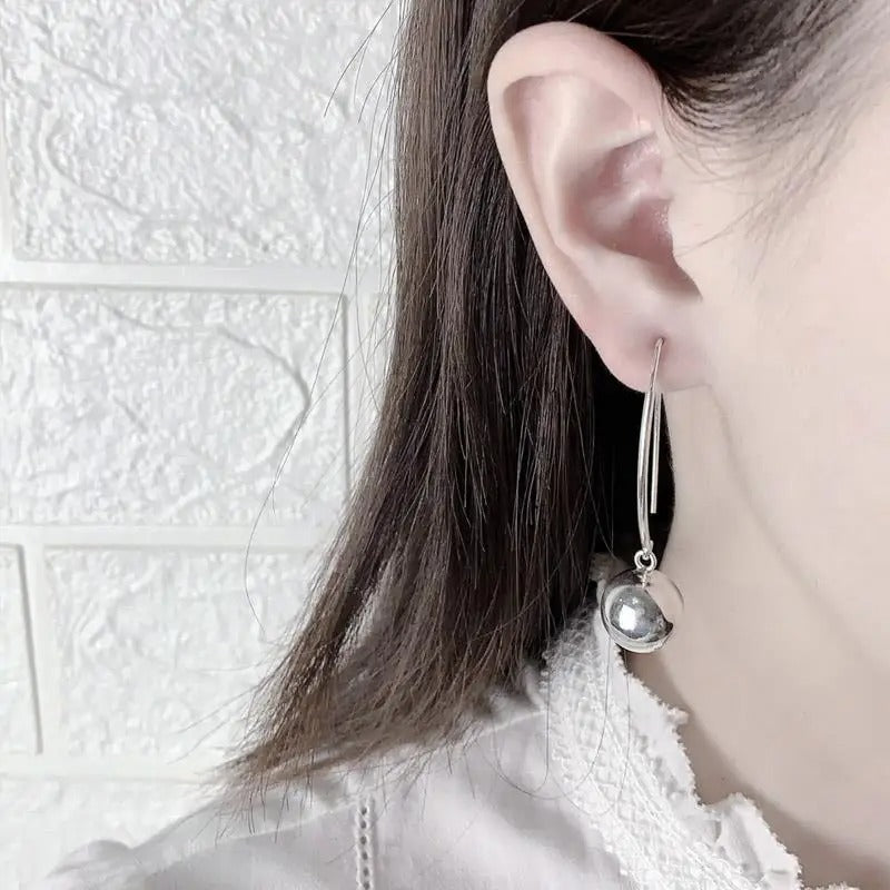 Summer Long Drop Ball Earrings for Women Trendy Party Jewelry