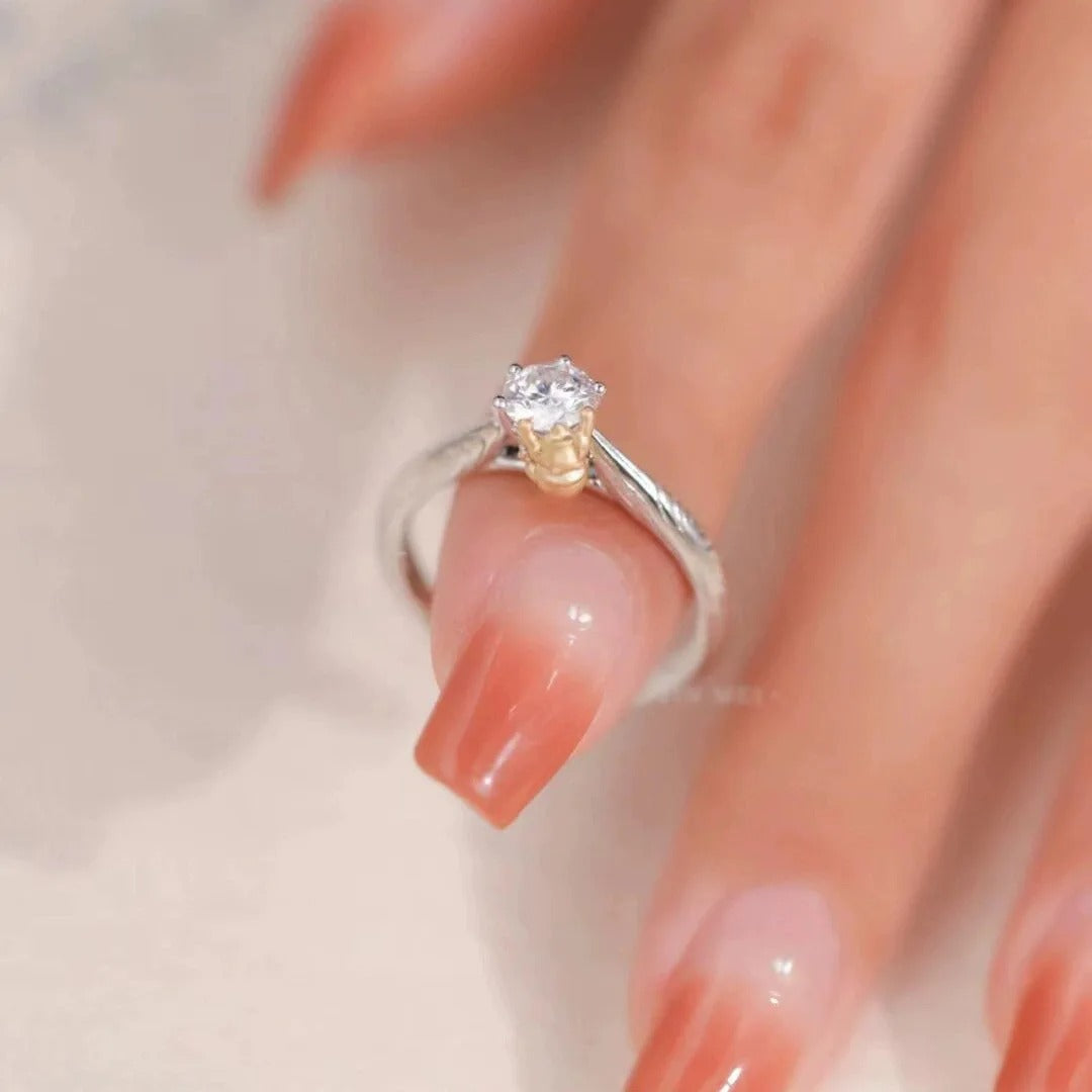 Cartoon Character Winnie The Pooh Crystal Rings Adjustable Copper Ring Fashion Students Anime Peripheral Birthday Accessories