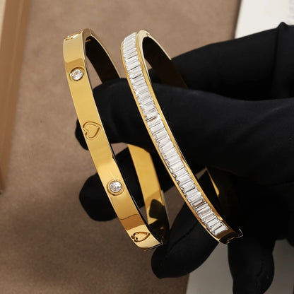 Exquisite 2-Piece Bracelet Set Waterproof Fashion Jewelry