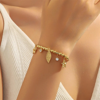 Women’s Statement Stainless Steel Bracelets 3 Styles Zircon Charms